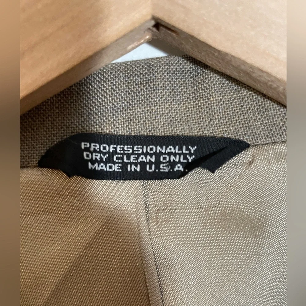Wynbrooke Younkers Tan Blazer Suit Jacket Mens Size 42 Vintage Made in USA